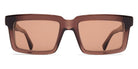 Mykita® DAKAR  MYK C204-Maroon/Shiny Silver/Cruxitebrown Solid 53 - C204-Maroon/Shiny Silver/Cruxitebrown Solid Sunglasses