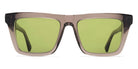 Mykita® LOME MYK LOME C159-Clear Ash/Shiny Silver/Euphosgreen Solid 54 - C159-Clear Ash/Shiny Silver/Euphosgreen Solid Sunglasses
