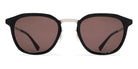 Mykita® PAVI MYK PAVI A81 Shiny Silver/Black/Brown Solid 46 - A81 Shiny Silver/Black/Brown Solid Sunglasses
