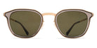 Mykita® PAVI MYK PAVI A83-Champagne Gold/Clear Ash/Raw Green Solid 46 - A83-Champagne Gold/Clear Ash/Raw Green Solid Sunglasses
