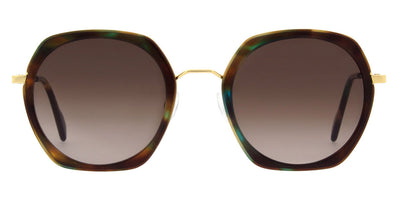 Andy Wolf® Myrtle Sun ANW Myrtle Sun 03 50 - Green/Brown Sunglasses