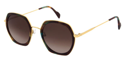 Andy Wolf® Myrtle Sun ANW Myrtle Sun 03 50 - Green/Brown Sunglasses