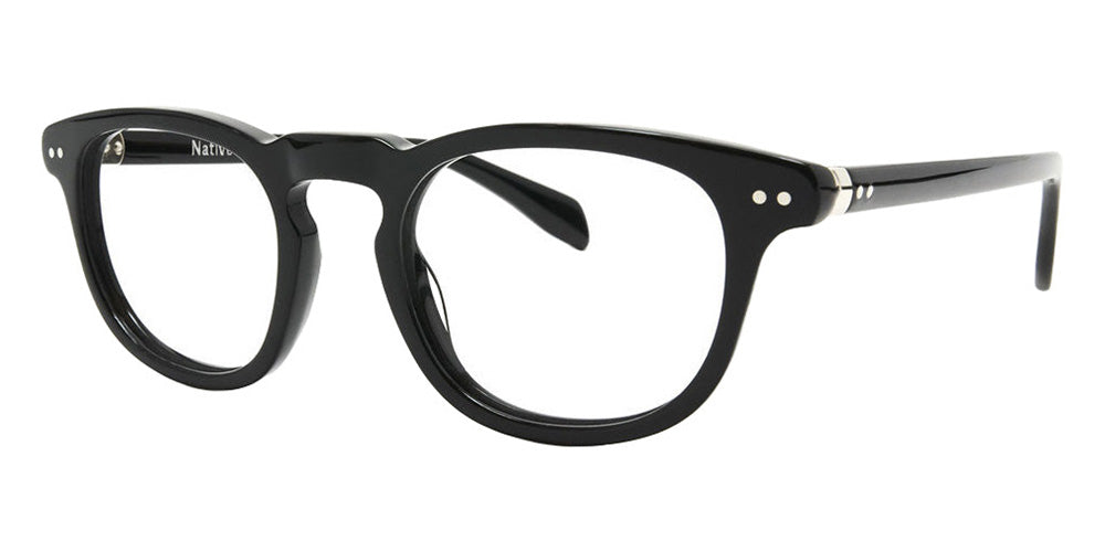 Native Ken® Allen - Shiny Black Eyeglasses