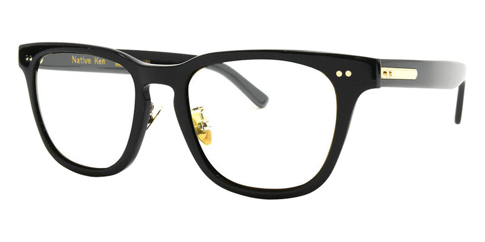 Native Ken® Bank - Bank Shiny Black/12k Hinges Eyeglasses