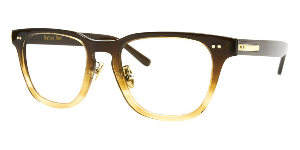 Native Ken® Bank - Light Brown Fade/12k Hinges Eyeglasses