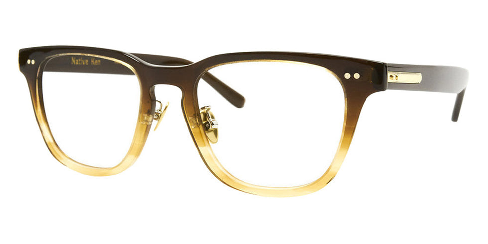Native Ken® Bank - Light Brown Fade/12k Hinges Eyeglasses