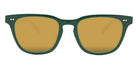 Native Ken® Bank Sun - Emerald/12k Hinges/Solid Gold Mirrored Sunglasses