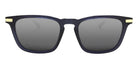 Native Ken® Barrow Sun - Translucent Navy/12k Hinges/Solid Grey Silver Mirrored Sunglasses