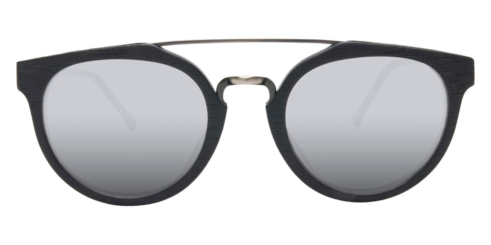 Native Ken® Beekman Sun - Matte Black/Grey/Silver Mirrored Polarized Sunglasses