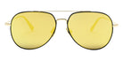 Native Ken® Bleecker Sun - Matte Black/12k Gold/Gold Mirrored Sunglasses