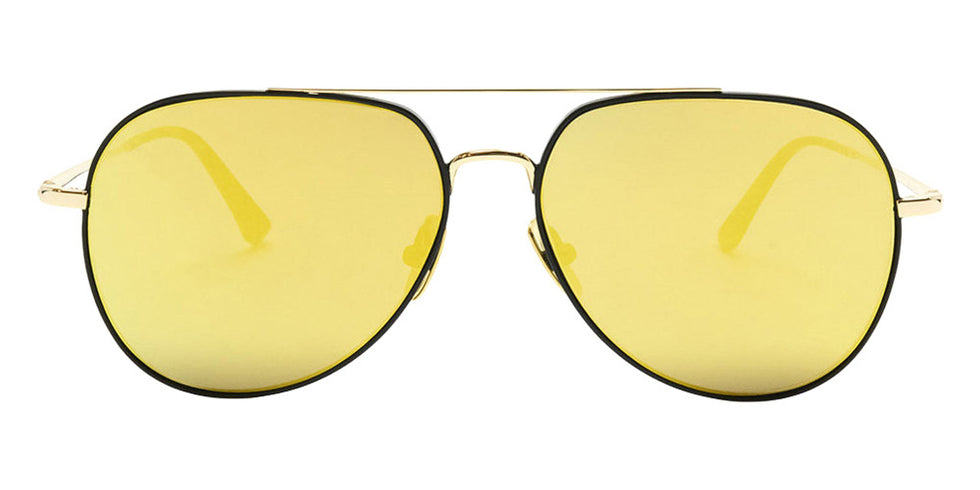 Native Ken® Bleecker Sun - Matte Black/12k Gold/Gold Mirrored Sunglasses