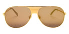 Native Ken® Bowery Sun - Shiny Gold Zero/Gold Mirror Polarized Sunglasses