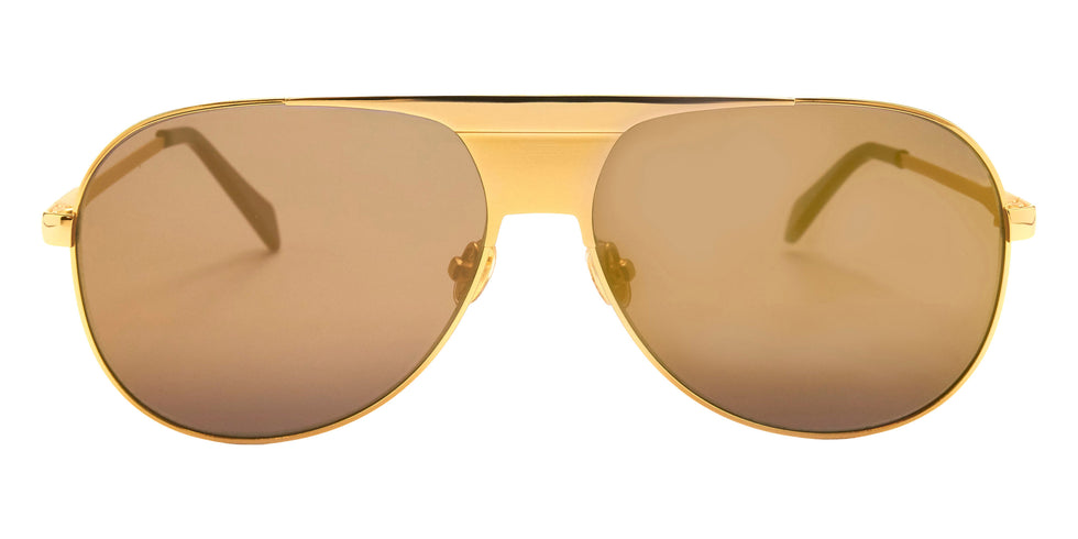 Native Ken® Bowery Sun - Shiny Gold Zero/Gold Mirror Polarized Sunglasses