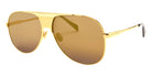 Native Ken® Bowery Sun - Shiny Gold Zero/Gold Mirror Polarized Sunglasses