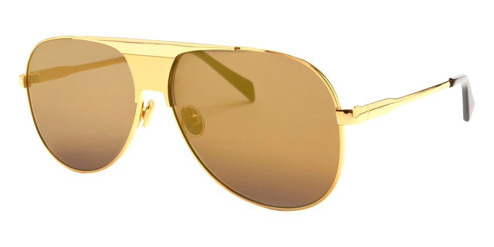 Native Ken® Bowery Sun - Shiny Gold Zero/Gold Mirror Polarized Sunglasses