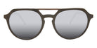 Native Ken® Fulton Sun - Chestnut/Silver Mirrored Polarized Sunglasses