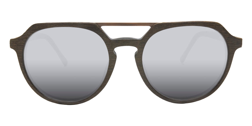 Native Ken® Fulton Sun - Chestnut/Silver Mirrored Polarized Sunglasses