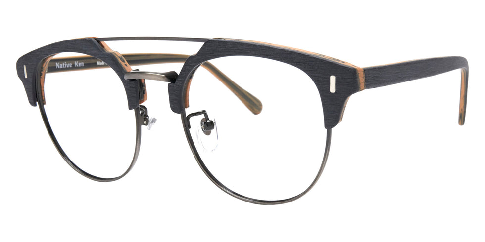 Native Ken® Hanover - Tow-Tone Brown on Grey Eyeglasses