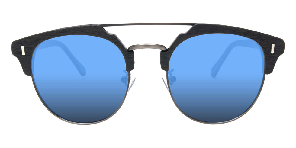 Native Ken® Hanover Sun - Matte Black/Blue Mirrored Polarized Sunglasses