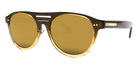 Native Ken® Hudson Sun - Light Brown Fade/12k Hinges/Gold Mirrored Sunglasses