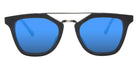 Native Ken® Park Row Sun - Matte Black/Grey/Blue Mirrored Polarized Sunglasses