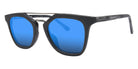 Native Ken® Park Row Sun - Matte Black/Grey/Blue Mirrored Polarized Sunglasses