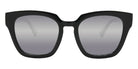 Native Ken® Spring Sun - Shiny Black/Solid Grey Silver Mirrored Sunglasses