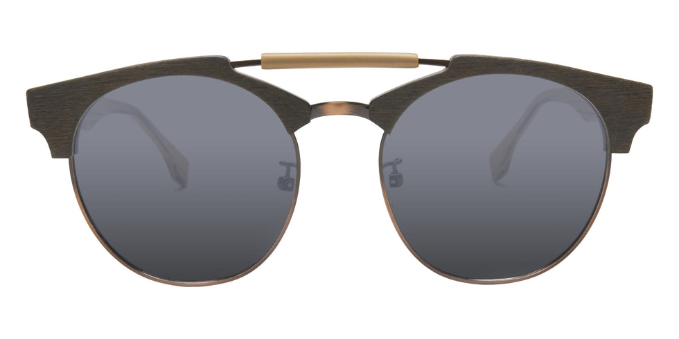 Native Ken® Vesey Sun - Two-Tone Brown/Solid Grey Polarized Sunglasses