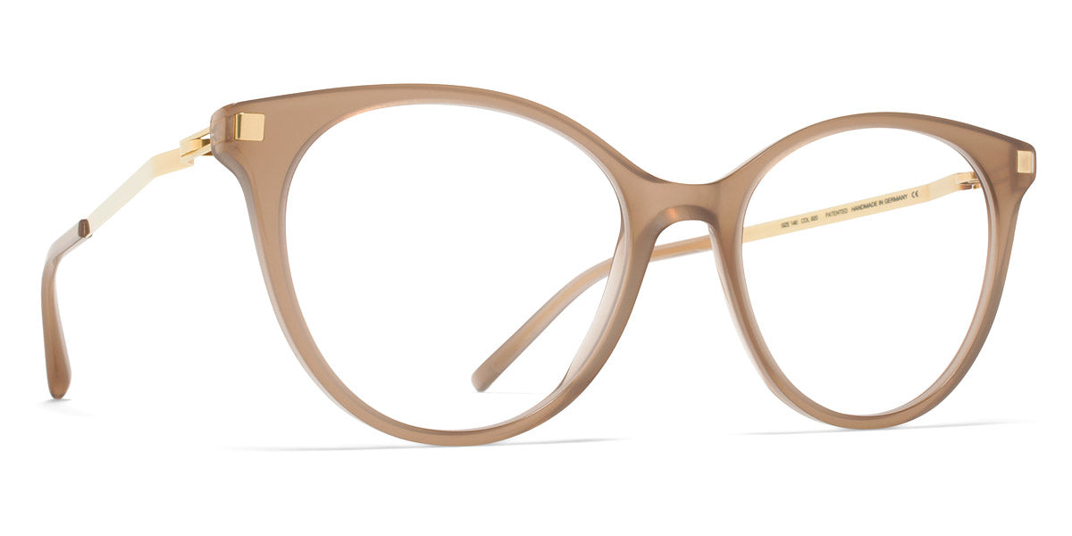 Mykita® NANOOK MYK NANOOK C7 Taupe/Glossy Gold 51 - C7 Taupe/Glossy Gold Eyeglasses