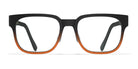 Blackfin® NANTUCKET BLF NANTUCKET 1501 52 - Black Ink/Space Orange Eyeglasses