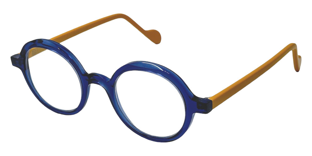 NaoNed® Amedee Eyeglasses - 2603 Transluscent blue / Fluorescent yellow
