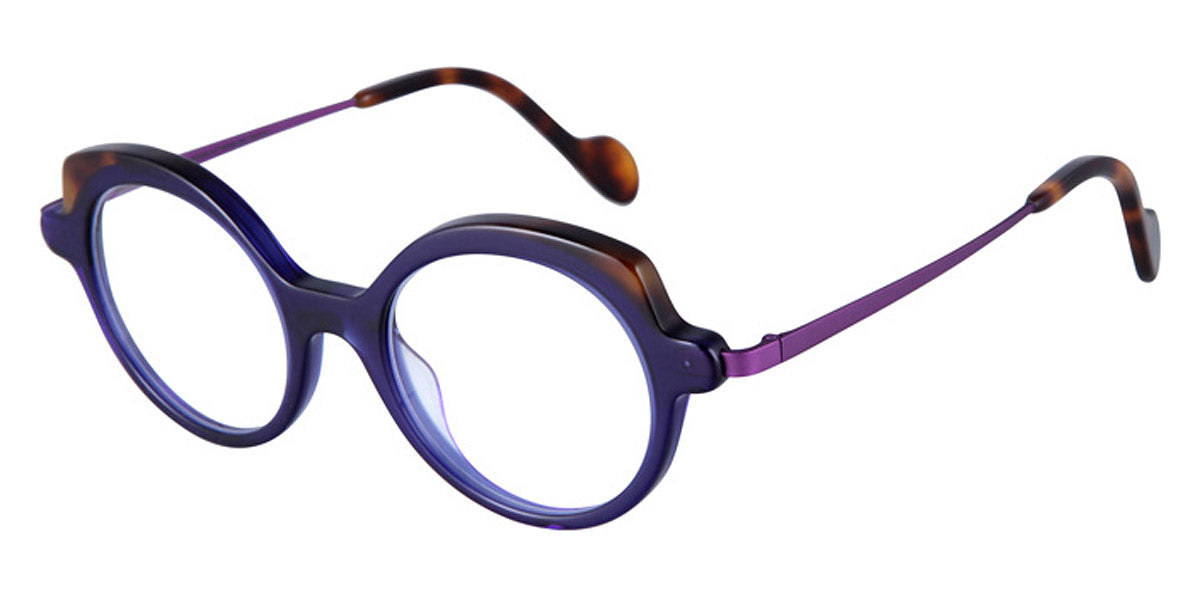 NaoNed® Ardana NAO Ardana 69105 47 - Transparent Blue and Tortoiseshell / Matte Dalhia Purple Eyeglasses
