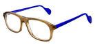 NaoNed® Arvor Eyeglasses - 2615-B Clear brown / Klein blue