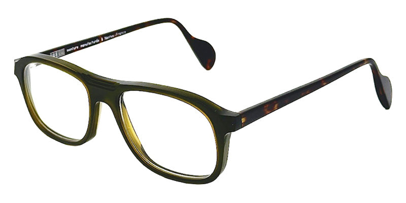 NaoNed® Arvor Eyeglasses - 2616-B Transparent khaki / Dark tortoiseshell