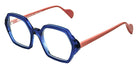 NaoNed® Bezhin Eyeglasses - 2617-B Translucent blue / Old pink