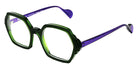 NaoNed® Bezhin Eyeglasses - 2618-B Translucent green / Purple