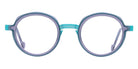 NaoNed® Bodic NAO Bodic 41GRT 46 - Transparent Grey / Matte Waterfall Green Eyeglasses