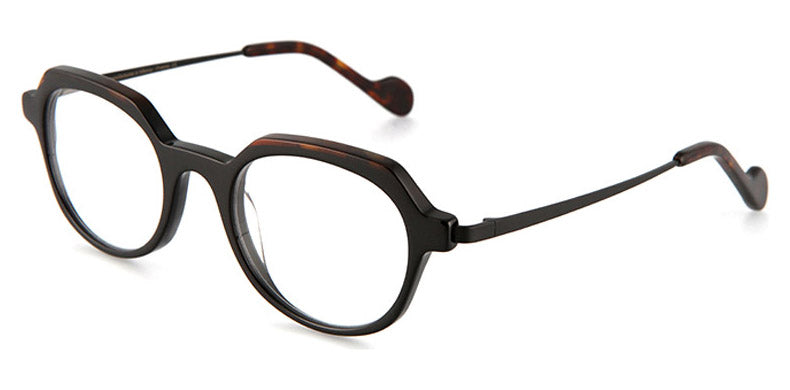 NaoNed® Gwillen NAO GWillen 0006 46 - Black and Brown Tortoiseshell/Black Eyeglasses