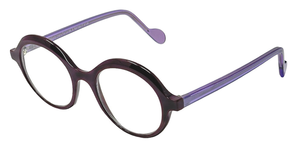 NaoNed® Horizon Eyeglasses - 2605 Dark burgundy / Pink gold