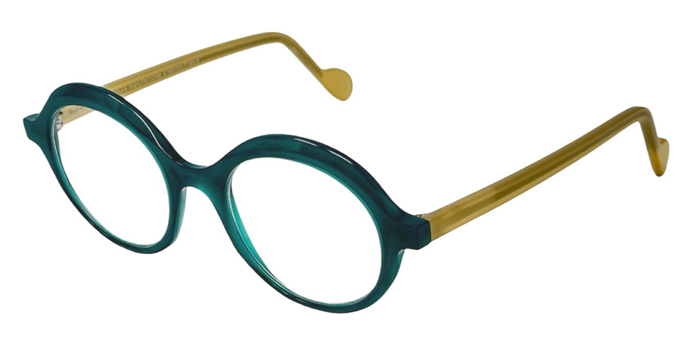 NaoNed® Horizon Eyeglasses - 2606 Dark green fluorescent / Gold