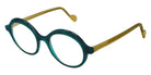 NaoNed® Horizon Eyeglasses - 2606 Dark green fluorescent / Gold
