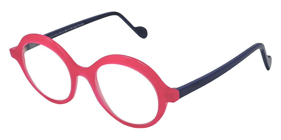 NaoNed® Horizon Eyeglasses - 2608 Fluorescent pink / Dark navy blue