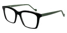 NaoNed® Lamer Eyeglasses - 2613 Dark black / Dark khaki