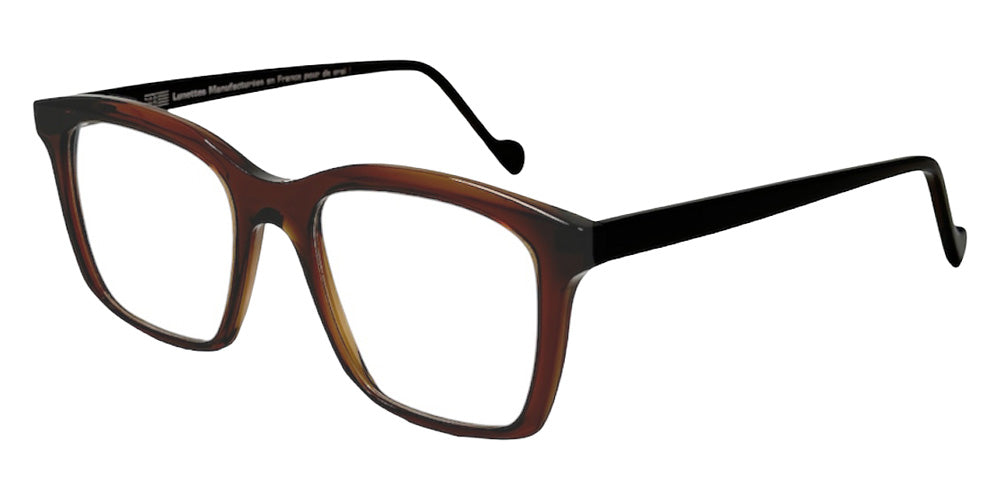 NaoNed® Lamer Eyeglasses - 2615 Ransluscent brown / Dark horn tortoiseshell