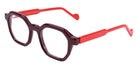 NaoNed® Madrig Eyeglasses - 2514 Solid burgundy / Solid red