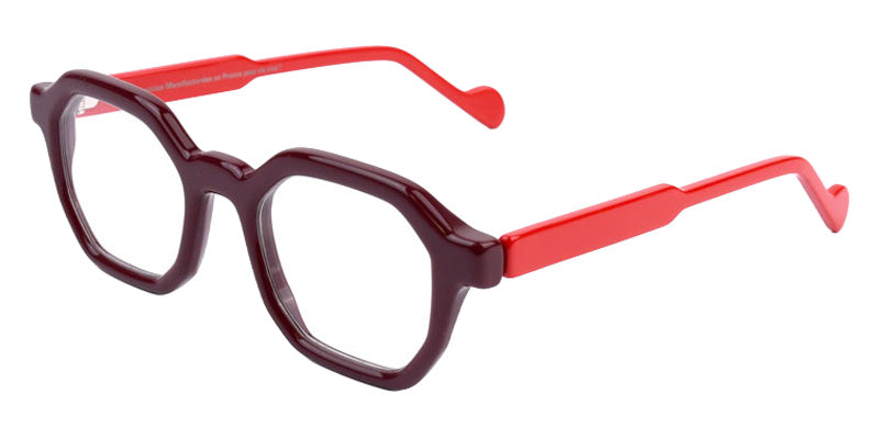 NaoNed® Madrig Eyeglasses - 2514 Solid burgundy / Solid red