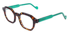 NaoNed® Madrig Eyeglasses - 2515 Tortoiseshell / Transparent golf green