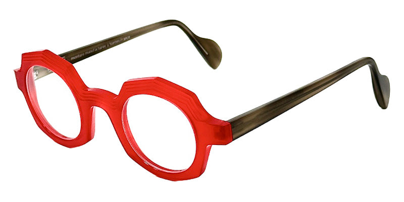 NaoNed® Mare Eyeglasses - 2604-B Opalescent red / Smocked grey