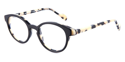 NaoNed® Monforz NAO Monforz C026 46 - Black and Tokyo Tortoiseshell / Tokyo Tortoiseshell Eyeglasses