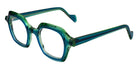 NaoNed® Safir Eyeglasses - 005 Transparent turquoise green